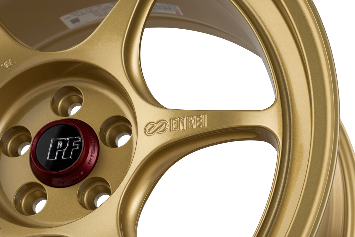 Enkei PF06 Gold | 17x7.5" +45mm | 5x114.3mm Wheel