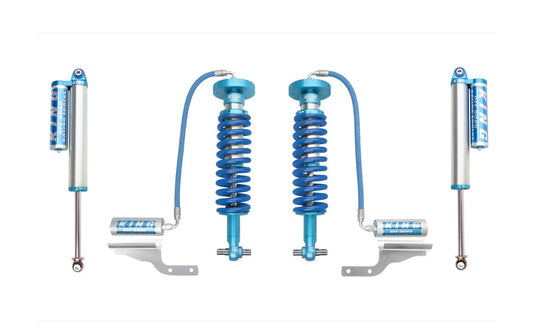 King Shocks 2.5 Performance Coilovers + Rear Reservoir Shocks Set w/0-3" lift - 2004-2008 Ford F-150 RWD