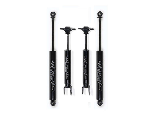 Fabtech Stealth Monotube Gas Shocks Set w/6" lift - 2011-2022 GMC Sierra 2500 HD 4WD RWD