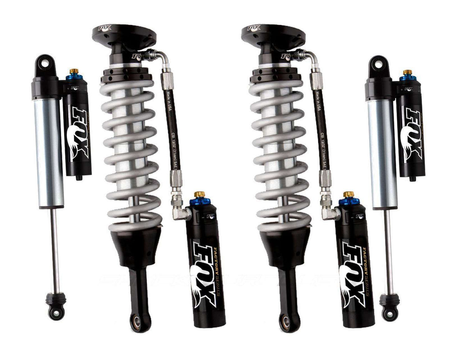 Fox 2.5 Factory Series Coilovers & Shocks w/ DSC Reservoirs Set w/0-3" lift - 2007-2021 Toyota Tundra 4WD RWD w/UCA
