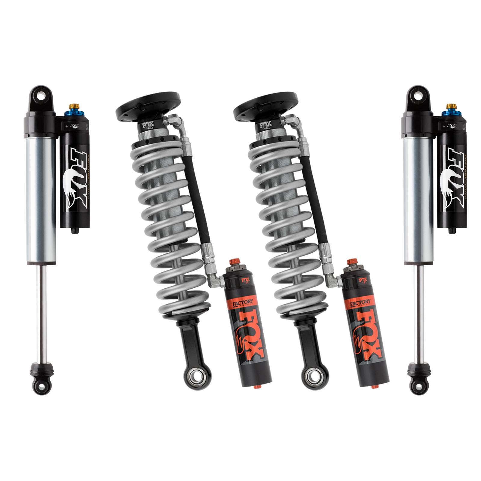 Fox 2.5 Factory Series Coilovers & Shocks w/ DSC Reservoirs Set - 2009-2018 Dodge Ram 1500 4WD