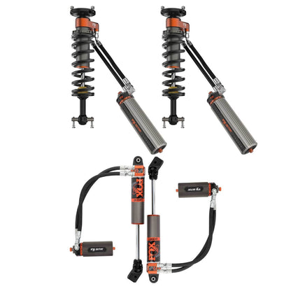 Fox 3.0 Factory Race Series Adjustable Coilover w/ Reservoir + Rear Shocks Set w/3" lift - 2019-2024 Chevrolet Silverado 1500 4WD RWD w/UCA