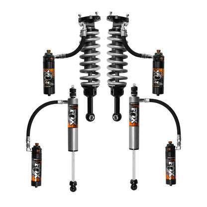 Fox 2.5 Performance Elite Adjustable Coilover w/ Reservoir + Rear Shocks Set w/2" lift - 2005-2023 Toyota Tacoma 4WD RWD