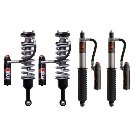 Fox 2.5 Performance Elite Adjustable Coilover w/ Reservoir + Rear Shocks Set w/1.5-3" lift - 2025-2026 Toyota 4Runner 4WD RWD HD Tune