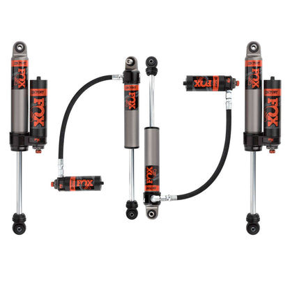 FOX 2.5 Perf Elite Adj. w/ Reservoir Shocks Set w/2-3" lift - 2018-2025 Jeep Wrangler JL 4WD RWD