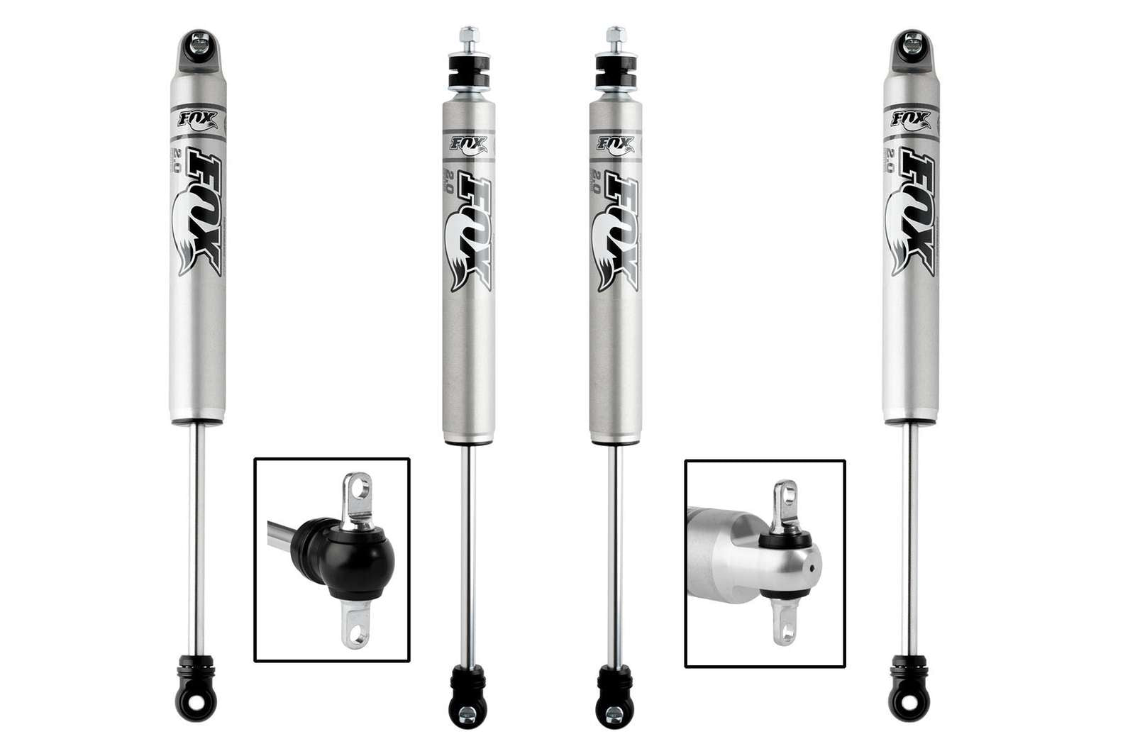 Fox 2.0 Performance Series Shocks Set w/4-6" lift - 1984-2001 Jeep Cherokee 4WD RWD XJ 5-6" Rear