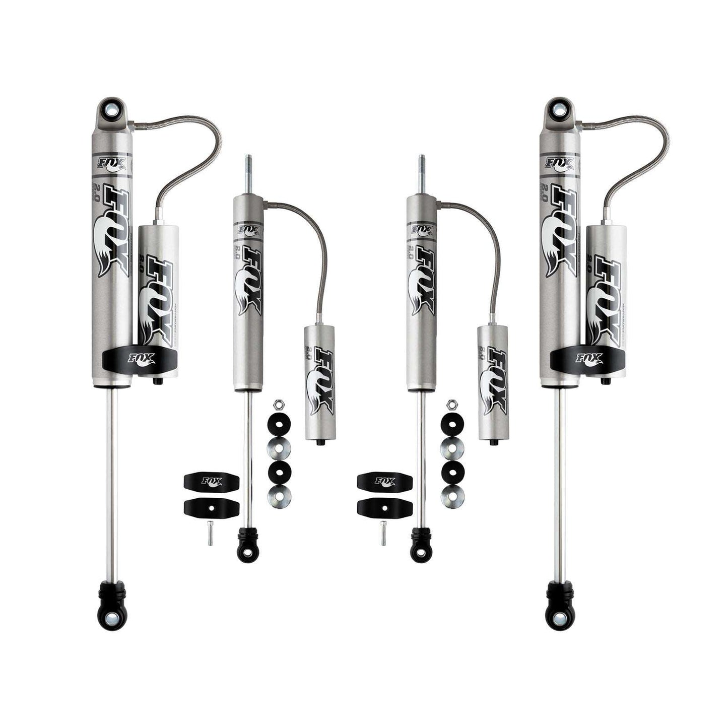 Fox 2.0 Performance Series Shocks w/ Reservoir Set - 1994-2002 Dodge Ram 2500 4WD
