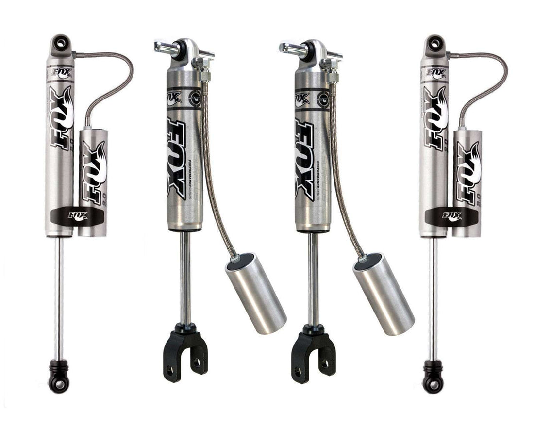FOX 2.0 Perf Series Shocks w/ Reservoir Set w/7-9" lift - 2011-2021 Chevrolet Silverado 2500 HD 4WD RWD