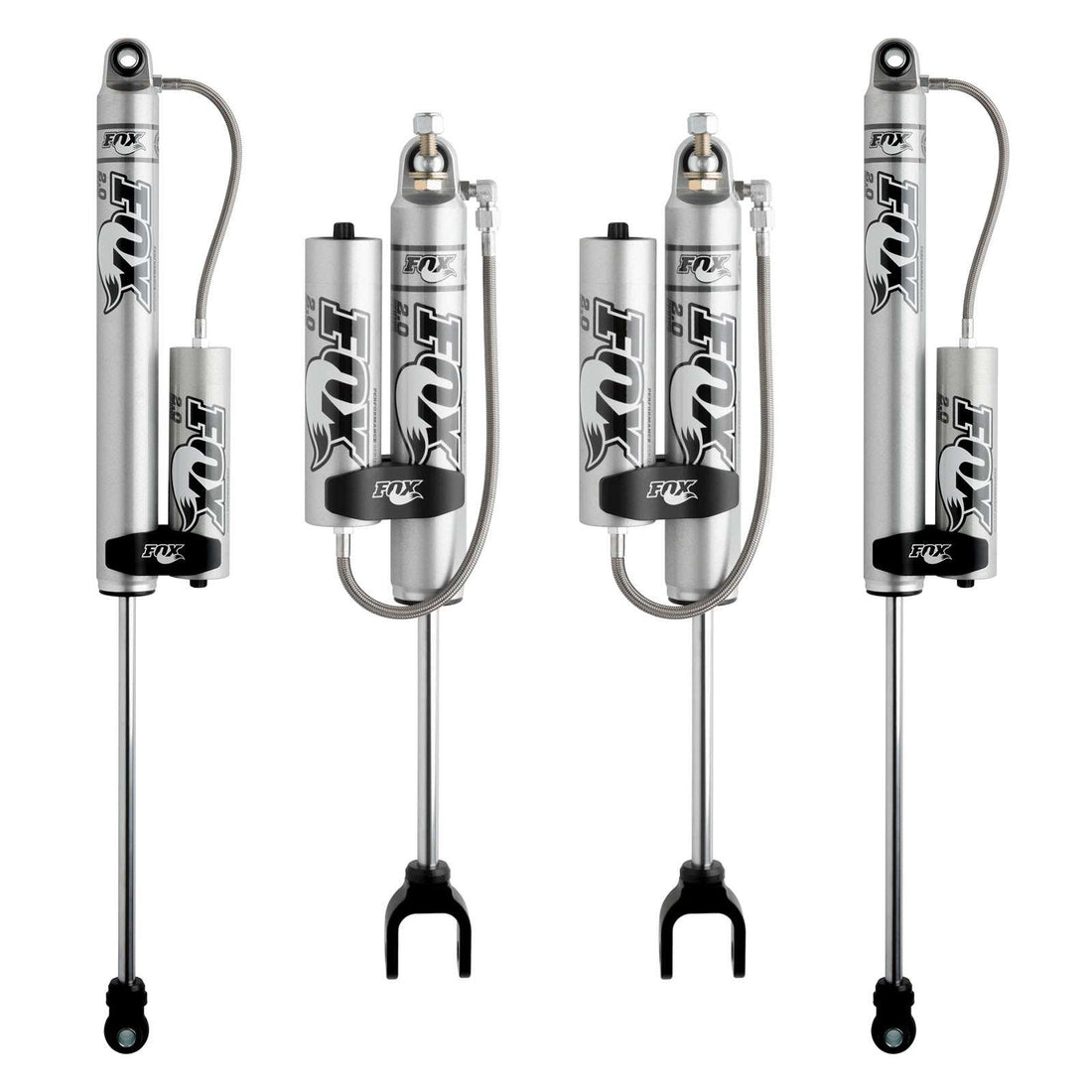 FOX 2.0 Perf Series Shocks w/ Reservoir Set w/4-6" lift - 2011-2019 GMC Sierra 2500 HD 4WD RWD