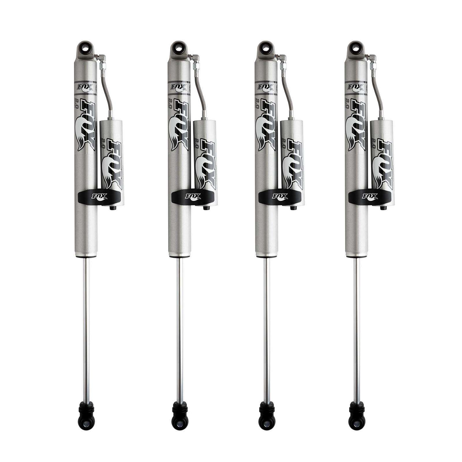 Fox 2.0 Performance Series Shocks w/ Reservoir Set - 1999-2004 Ford F-550 Super Duty 4WD RWD