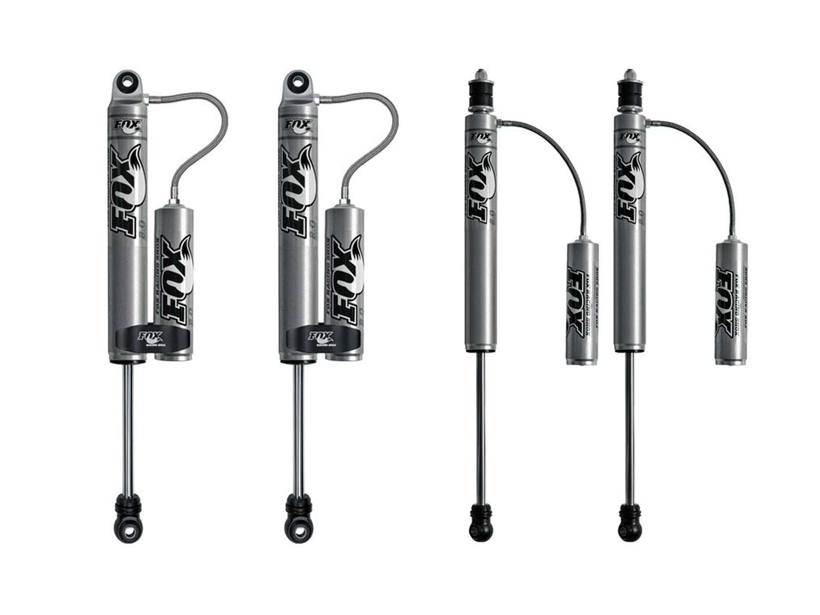 Fox 2.0 Performance Series Shocks w/ Reservoir Set w/2-3.5" lift - 2005-2016 Ford F-450 Super Duty 4WD RWD