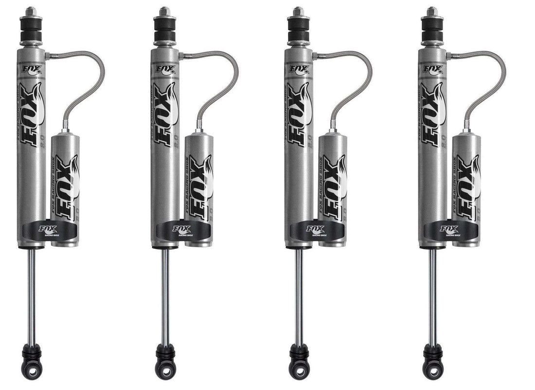 FOX 2.0 Perf Series Shocks w/ Reservoir Set w/0-1.5" lift - 2005-2016 Ford F-550 Super Duty 4WD RWD