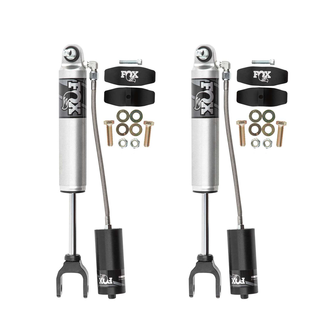 FOX 2.0 Perf Series Shocks w/ Reservoir Front Pair w/0-1" lift - 2020-2024 GMC Sierra 3500 HD 4WD RWD