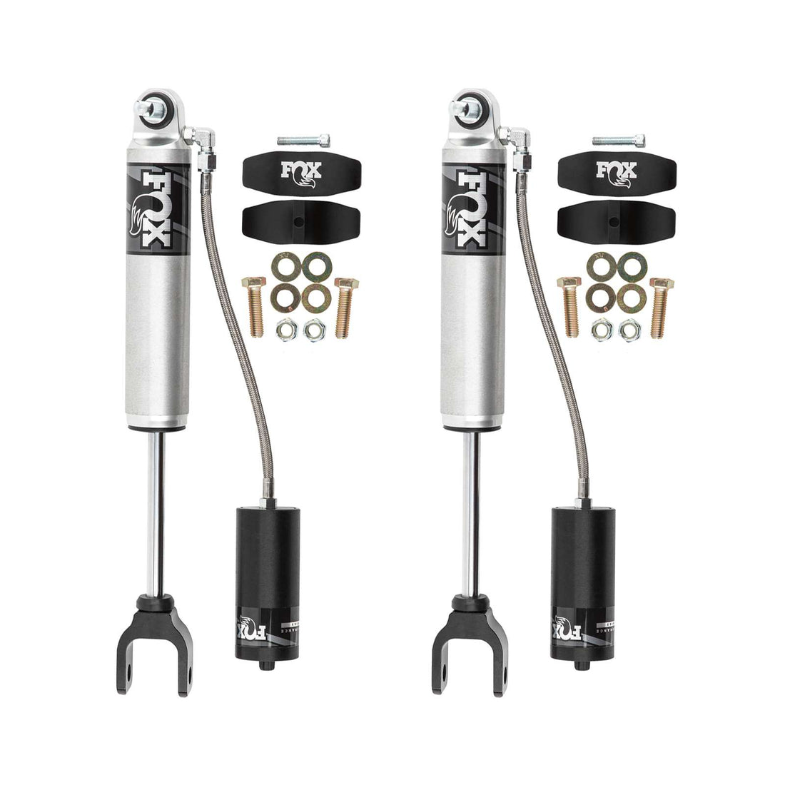 FOX 2.0 Perf Series Shocks w/ Reservoir Front Pair w/0-1" lift - 2020-2024 GMC Sierra 3500 HD 4WD RWD