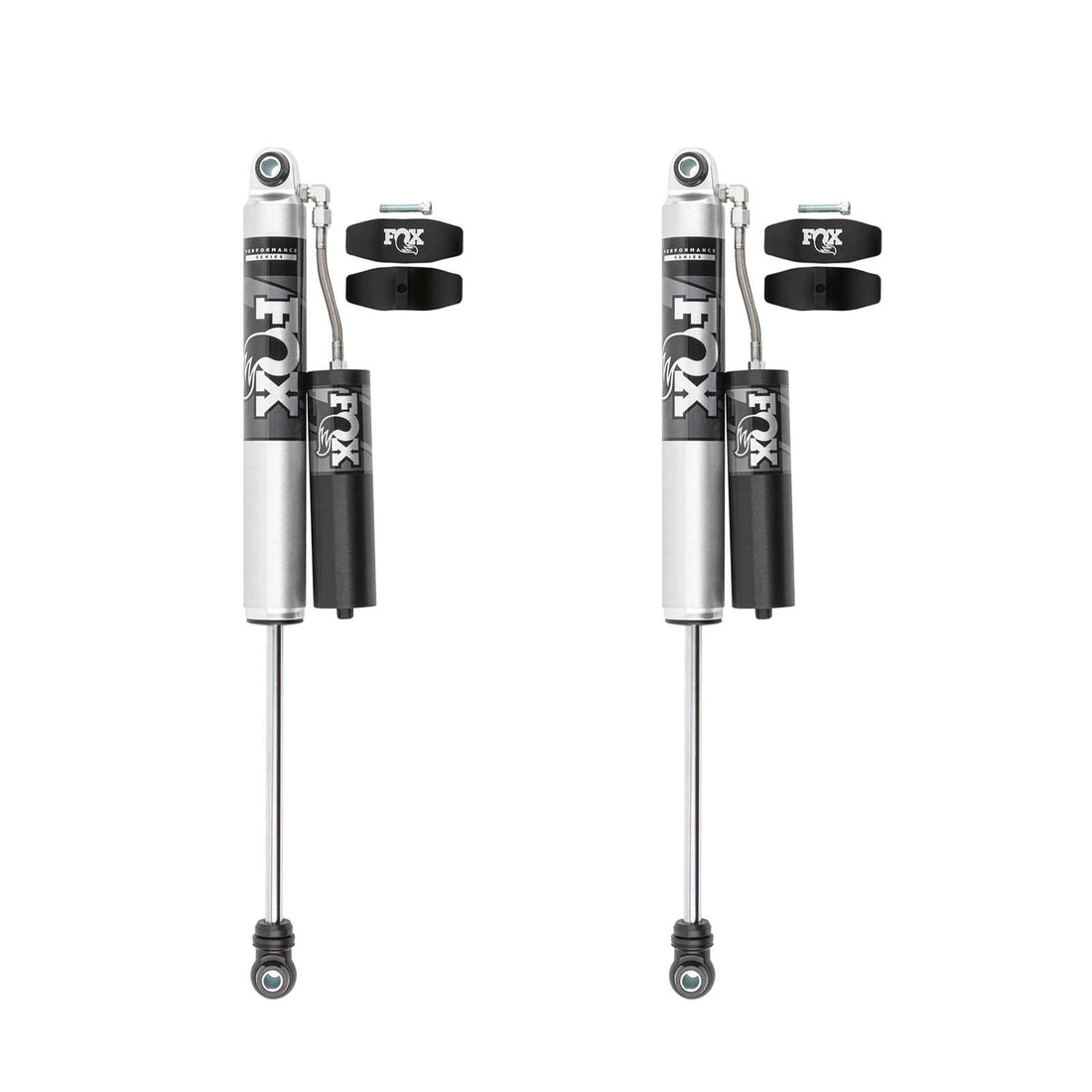 FOX 2.0 Perf Series Shocks w/ Reservoir Rear Pair w/1.5-3" lift - 2020-2024 GMC Sierra 3500 HD 4WD RWD
