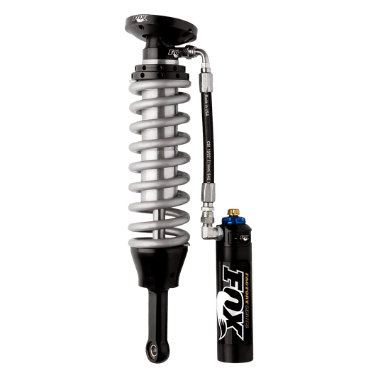 Fox 2.5 Factory Series 5.45in. Remote Res. Coilover Shock Set w/DSC Adj. - Black - Toyota Tundra 00-06 w/ UCA
