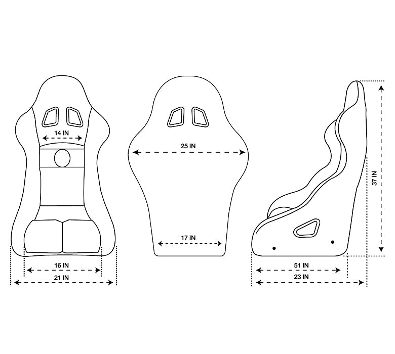 NRG FIA Competition seat medium