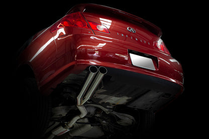 ISR IS-EPDUAL-G35S03 Dual Tip Exhaust For Infiniti G35 RWD Sedan (03-04)