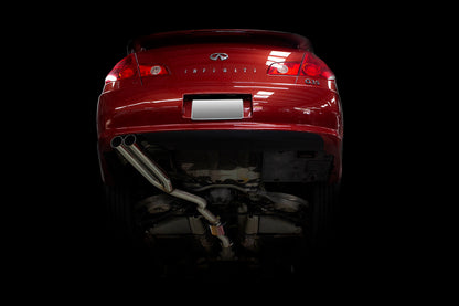 ISR IS-EPDUAL-G35S03 Dual Tip Exhaust For Infiniti G35 RWD Sedan (03-04)