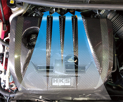 HKS Dry Carbon Engine Cover - Toyota GR Corolla 2023+ / GR Yaris 2021+