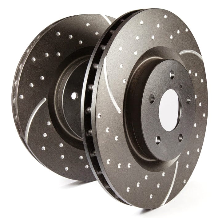 EBC Rear Slotted | Dimpled Rotors - Set of 2 Rotors (310x22mm)