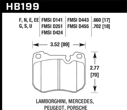 Hawk HPS Street Brake Pads | HB199F.702
