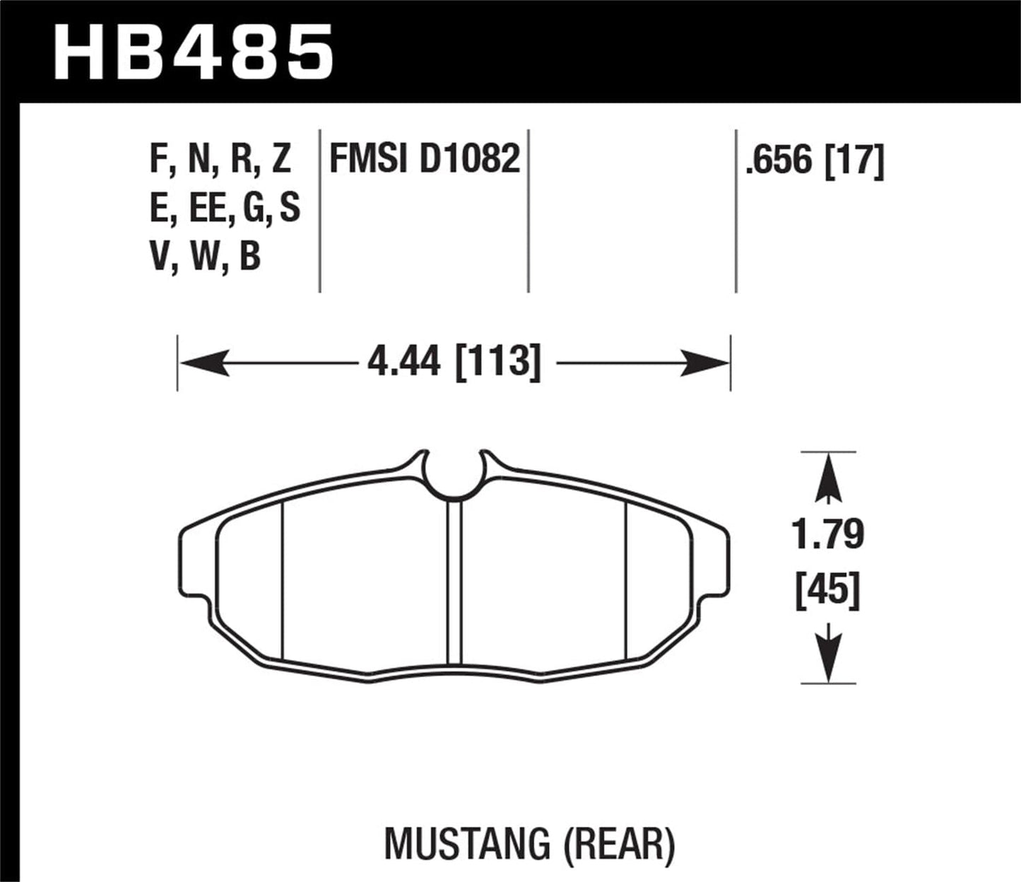 Hawk 06-13 Chevrolet Corvette Z06 DTC-30 Race Rear Brake Pads (One Piece)