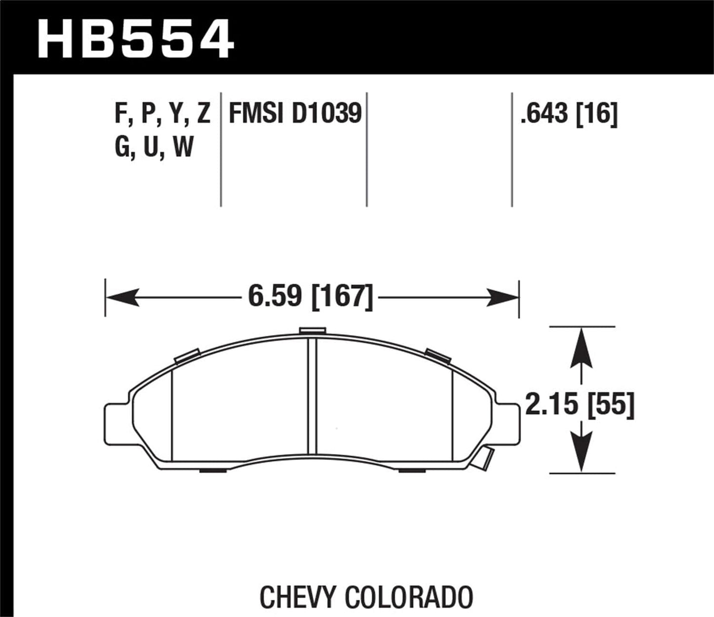 Hawk 04-05 Mazda Miata DTC-60 Motorsports Front Brake Pads