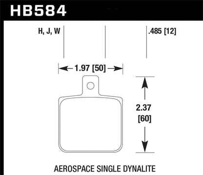 Hawk 19+ Chevy Corvette C8 DTC-30 Motorsports Brake Pads