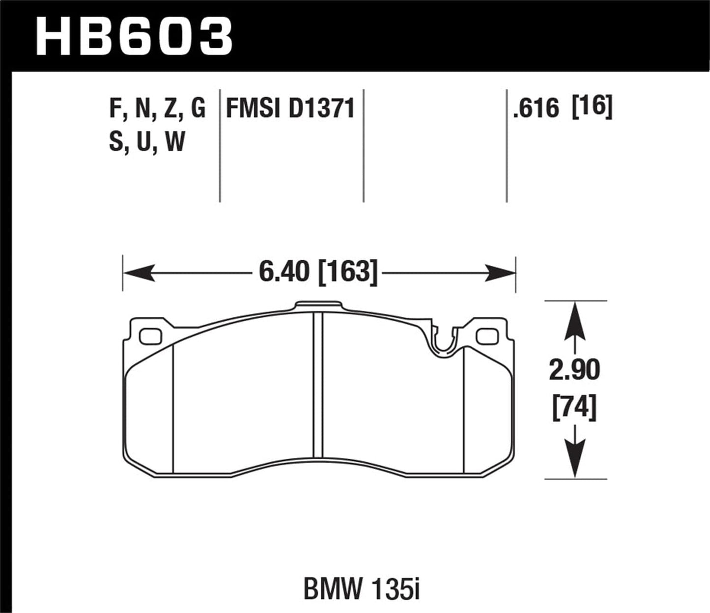 Hawk Acura / Honda / Isuzu DTC-70 Race Front Brake Pads