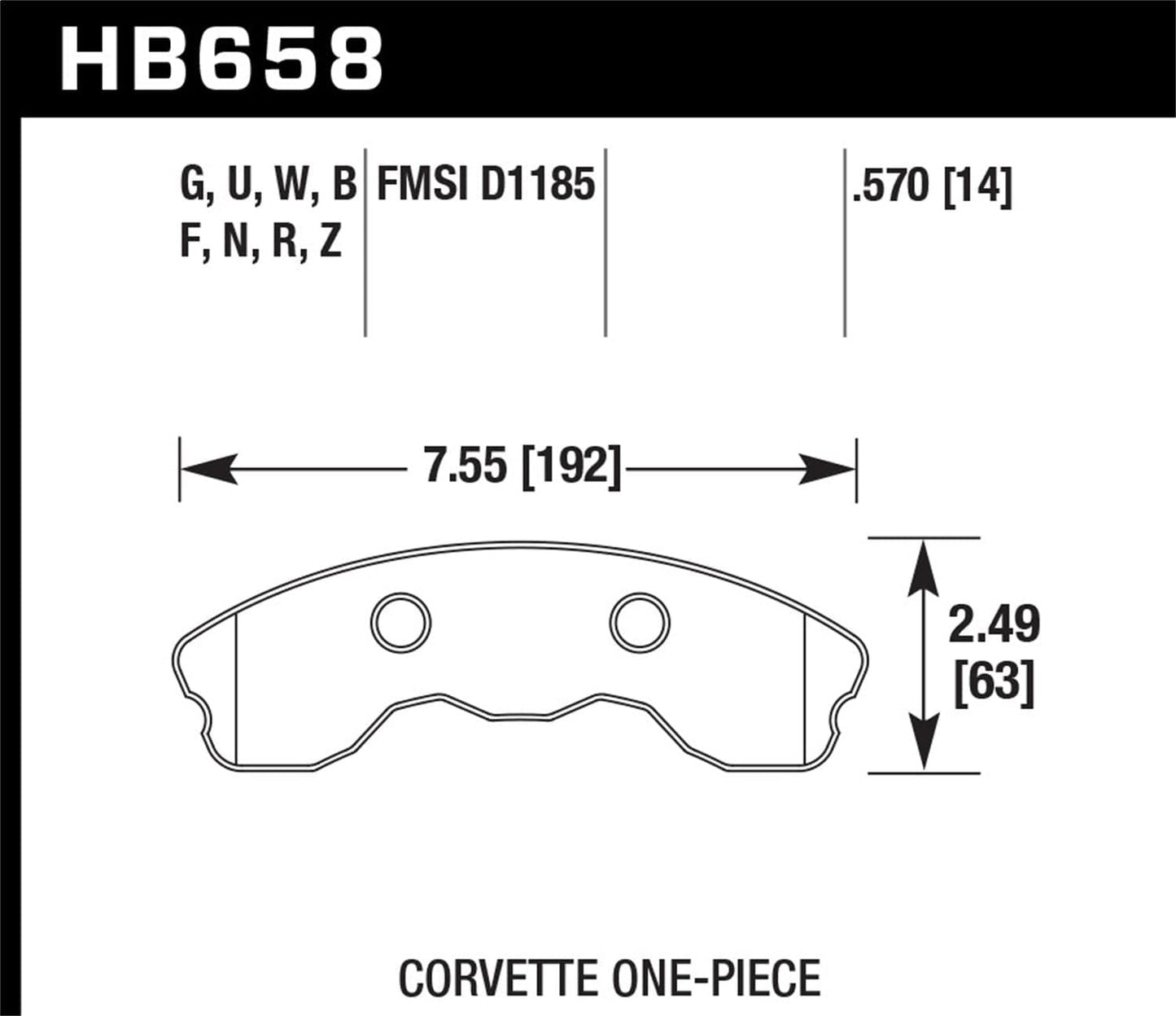 Hawk DTC-80 09-15 Cadillac CTS-V Front Race Brake Pads