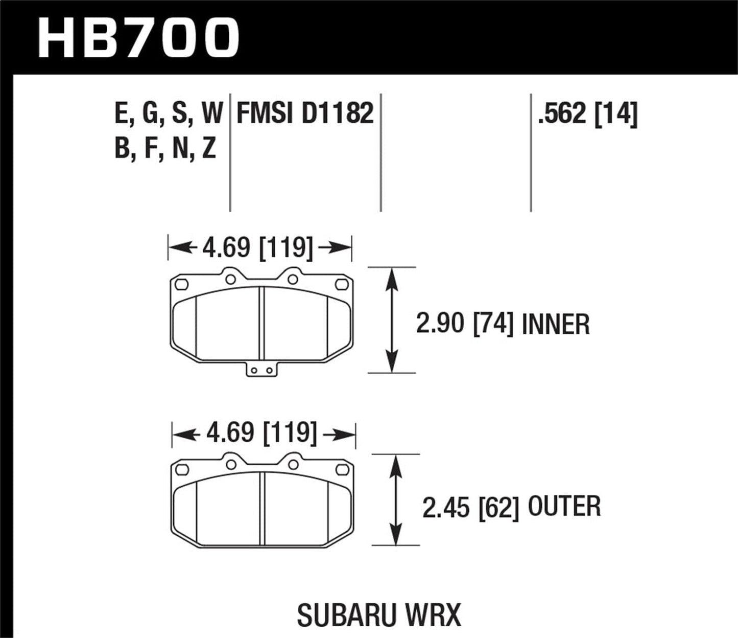 Hawk 04-09 Cadillac XLR / 01-04 Corvette Z06/ 05-06 Pontiac GTO DTC-30 Race Front Brake Pads
