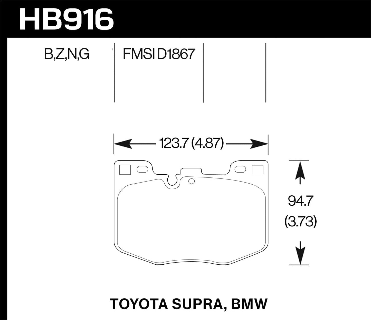Hawk 2017 Ford Focus DTC-60 Race Front Brake Pads