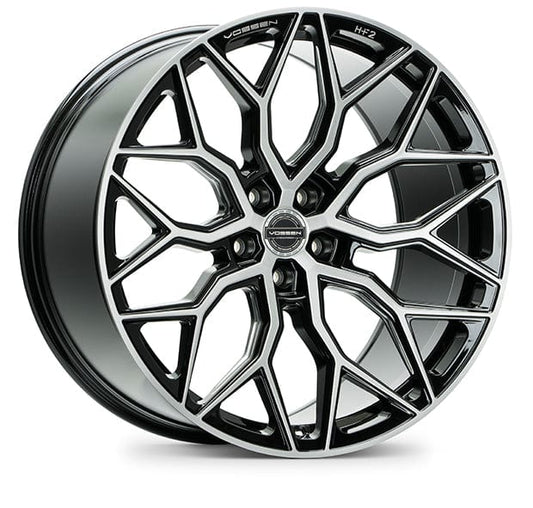 Vossen HF2 24" 5x130 Brushed Gloss Black