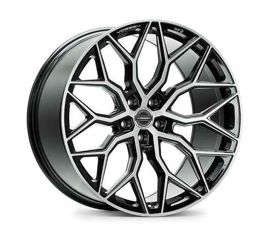 Vossen HF2 20" 5x112 Brushed Gloss Black