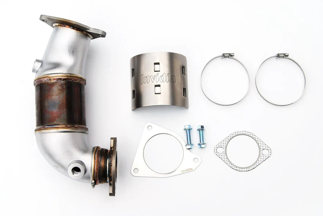 Invidia HS22SW4JPC J-Pipe w/High Flow Cat for 22-25 Subaru WRX 6MT-Manual