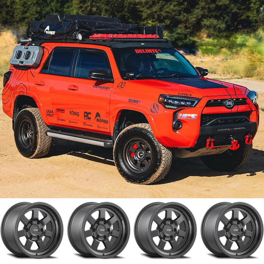 (set of 4) Konig HT2 Matte Black | 18x9 +0mm For Toyota 4Runner