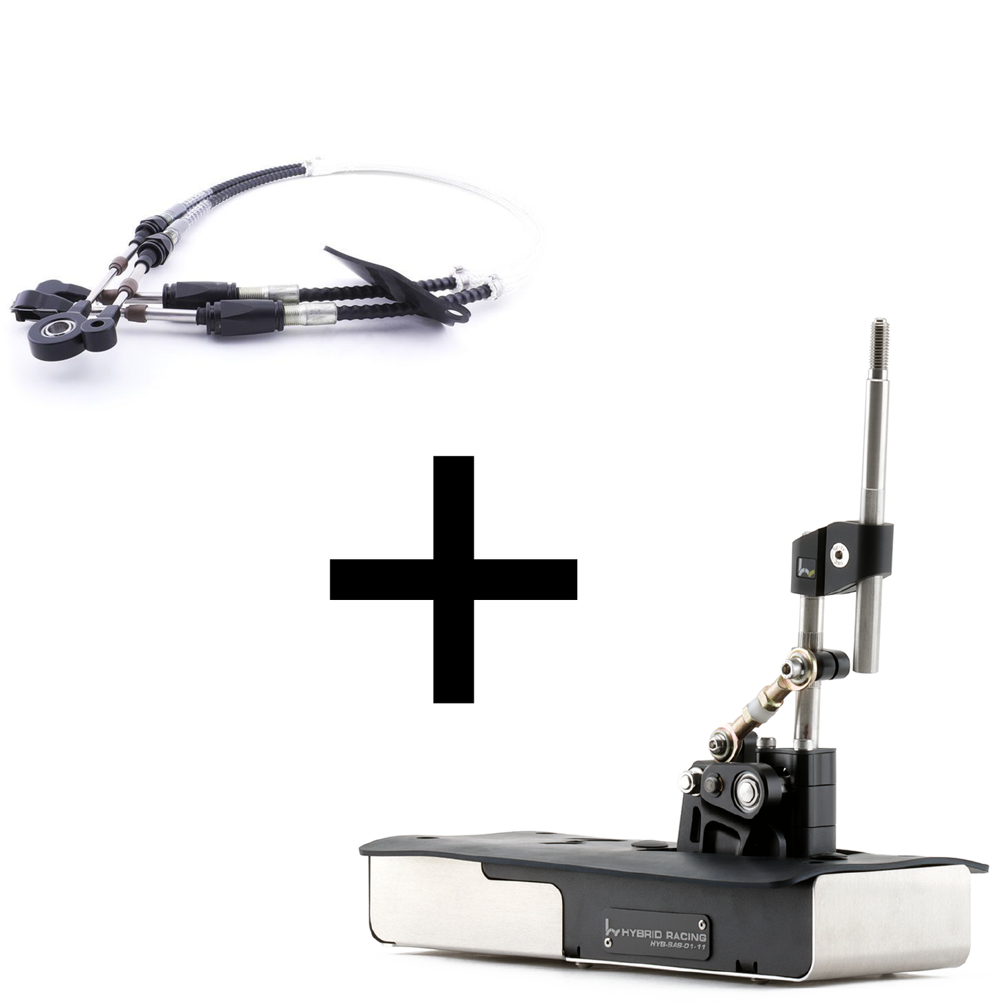 Hybrid Racing Z3 K-Swap Shifter and Shifter Cable Combo: Acura Integra (89-01) / Civic (88-00) / CRX (88-91) / Del Sol (92-97)