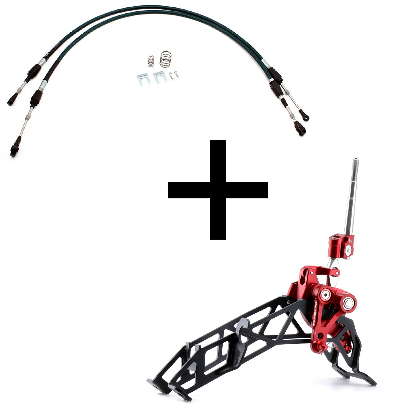 Hybrid Racing Adjustable Short Shifter and Cable Combo: Honda Civic (12-15)