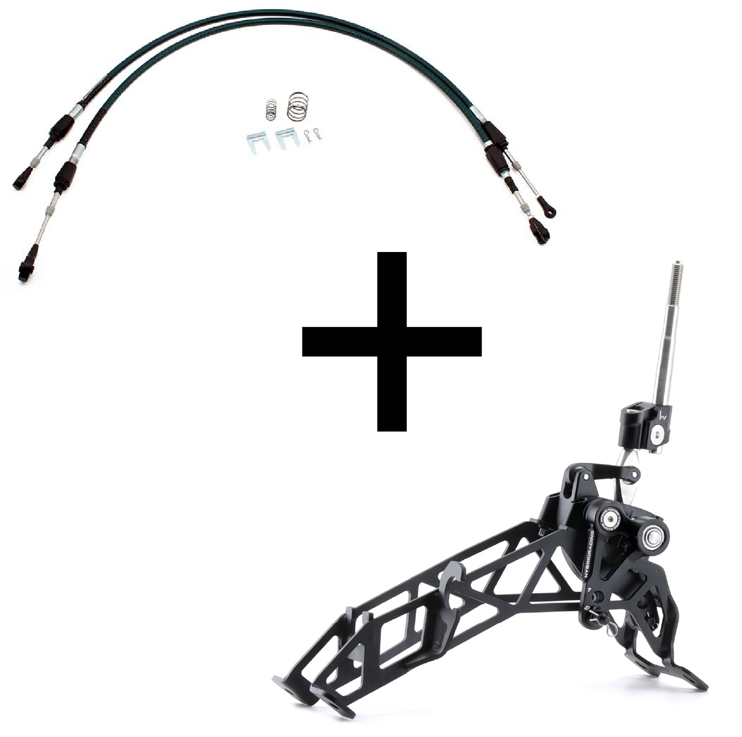 Hybrid Racing Adjustable Short Shifter and Cable Combo: Honda Civic (12-15)