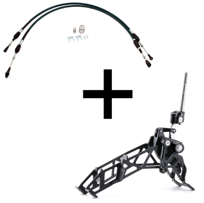 Hybrid Racing Adjustable Short Shifter and Cable Combo: Honda Civic (12-15)