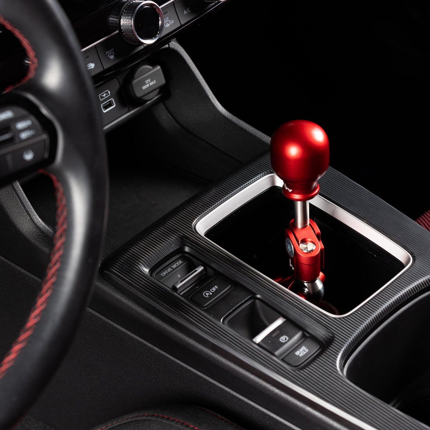 Hybrid Racing Adjustable Short Shifter: Honda Civic (22-26) / Acura Integra (23+) / Civic Type R (23+)