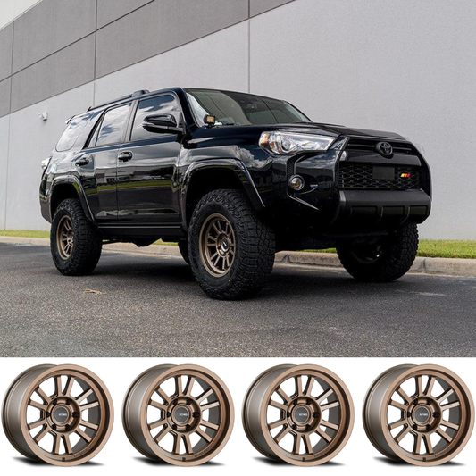 (set of 4) Konig HT1 Satin Bronze | 17x8.5 -6mm For Toyota 4Runner