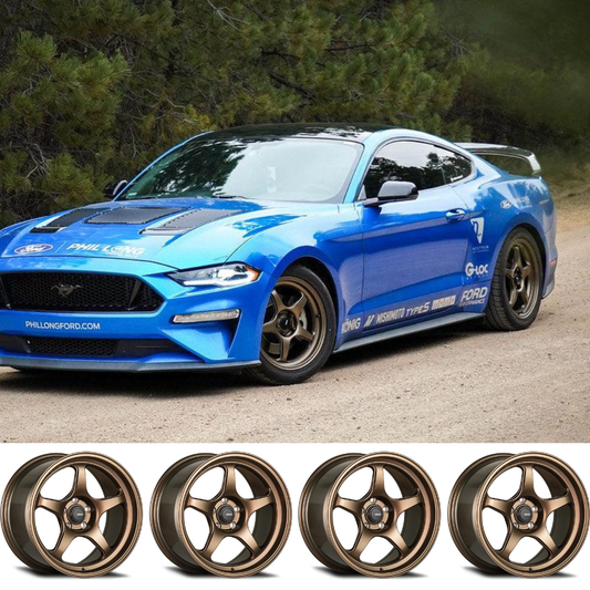 (set of 4) Konig Hyperspec Matte Bronze | 18x8.5 +35mm For Ford Mustang S550