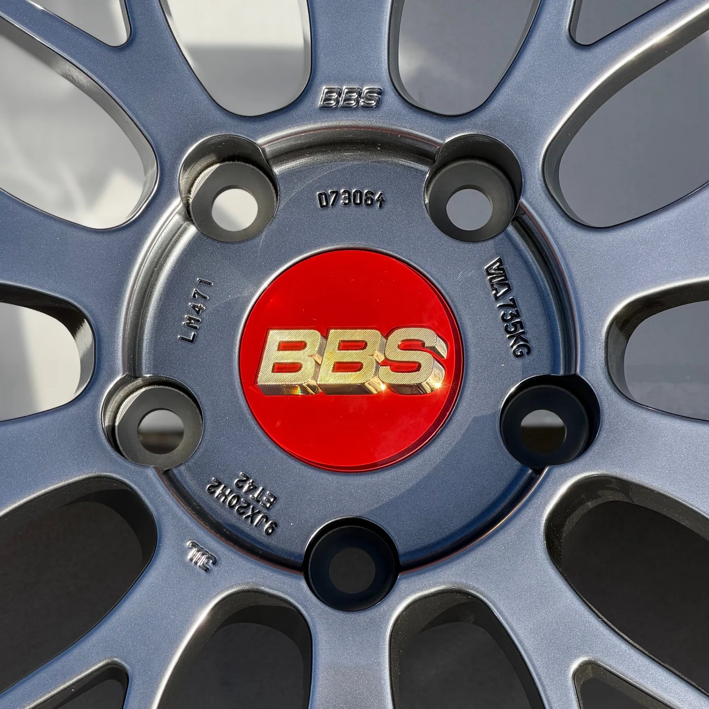 BBS LM 20x9 +42, 21x12 +64 5x130 Diamond Black (SET)