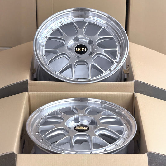 BBS LM-R 19x8.5 +55, 19x11 +63 5x130 Diamond Silver (SET)