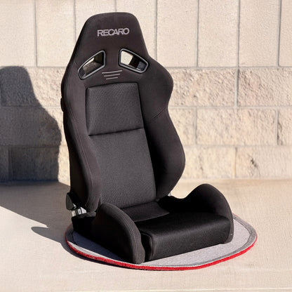 Recaro SR-7 GK100 Sport Seat - Kamui Black x Glass Mesh Black