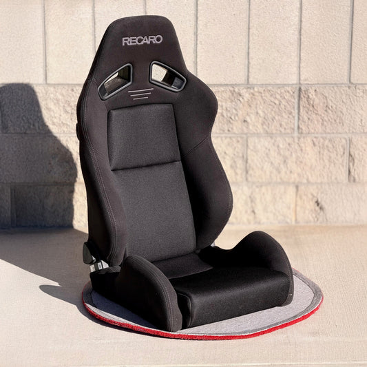 Recaro SR-7 GK100 Sport Seat - Kamui Black x Glass Mesh Black