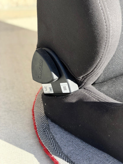 Recaro SR-7 GK100 Sport Seat - Kamui Black x Glass Mesh Black