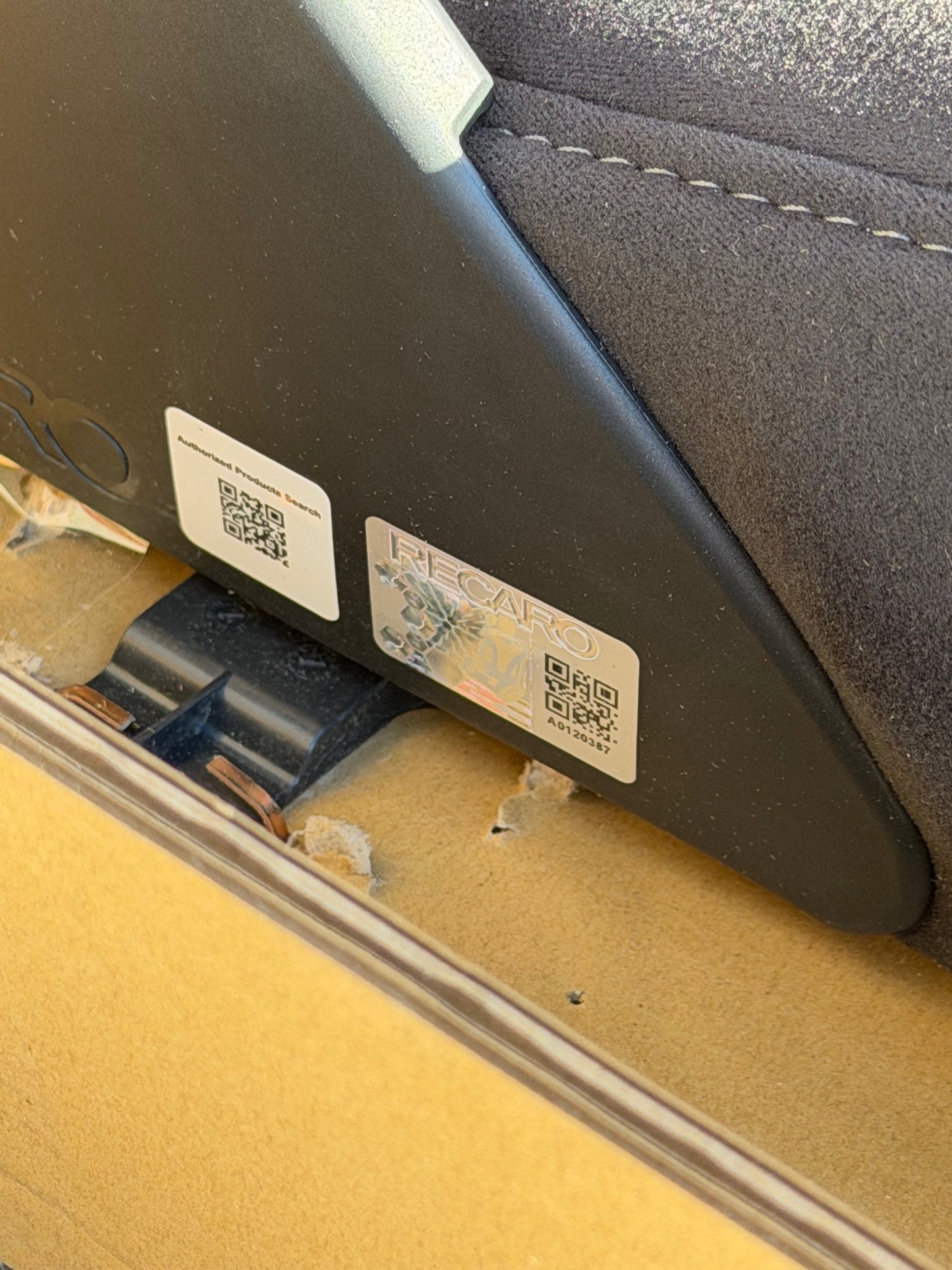 Recaro SR-S BK100 Sport Seat - Kamui Black x Brilliant Mesh Silver